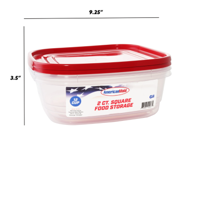 FRESH GUARD/4CT SQ.STORAGE CONTAINER Packing / Size : 24/8CT