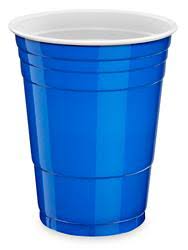 16CT 16oz PLASTIC CUPS-BLUE Packing / Size : 48/16CT