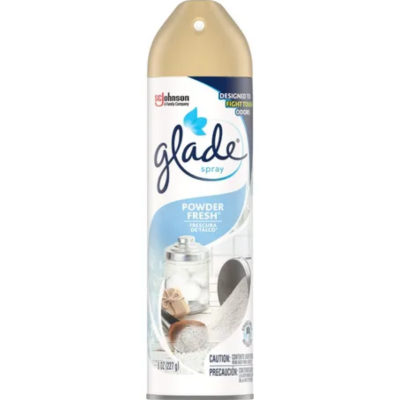 GLADE AIR FRESHENER SPRAY-POWDER FRESH Packing / Size : 12/8oz