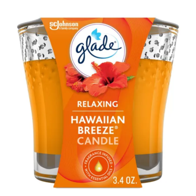 GLADE CANDLE-2PK/HAWAIIAN Packing / Size : 6/2PK(3.4oz)