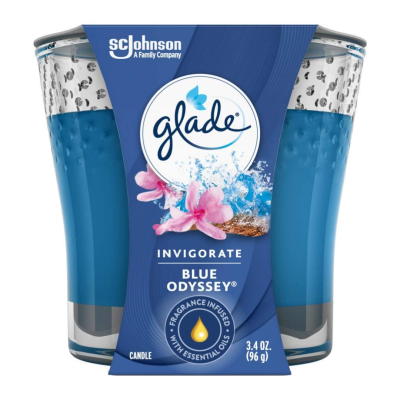 GLADE CANDLE-BLUE ODYSSEY Packing / Size : 6/3.4oz