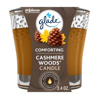 GLADE CANDLE CASHMERE WOODS Packing / Size : 6/3.40z
