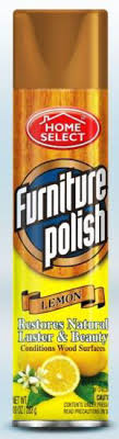 HOME SPRAY-FURNITURE POLISH/LEMON Packing / Size : 12/10oz