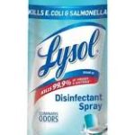 LYSOL DISINFECTANT SPRAY-BABY'S ROOM Packing / Size : 12/19oz