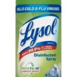 LYSOL DISINFECTANT SPRAY-CRISP MOUNTAIN Packing / Size : 12/19oZ