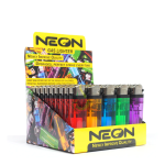NEON 50CT TRAY GAS LIGHTERS Packing / Size : Lighter 50/1