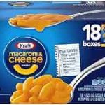 Kraft Macaroni & Cheese Dinner 7.25 oz. (18 Boxes)