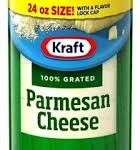 Kraft Parmesan Cheese Grated Can 24oz Unit