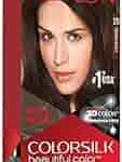 COLORSILK REVLON HAIR COLOR -#20 BROWN BLACK Packing / Size : 12/1