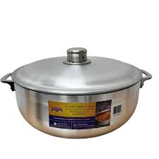 Caldero Aluminum W/ GlassLid No. 11