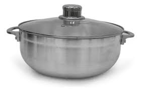 Caldero Aluminum W/ GlassLid No. 14