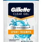 GILLETTE CLEAR GEL DEORORANT-SPORT Packing / Size : 12/3.8oz