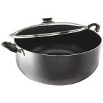 Non-Stick Stock Pot W/Glass Lid 24 Qt