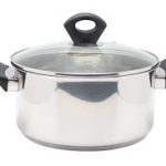 Wee's Beyond, S/S Sauce Pot W/Glass Lid 6.2 Qt.