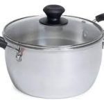 Imusa Aluminum Sauce Pot W/Glass Lid 8 Qt.