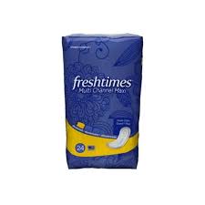 24CT FRESHTIMES PADS W/WING-MAXI/DEOD. Packing / Size : 12/24CT