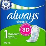 ALWAYS 10CT CLASSIC PADS-STANDARD Packing / Size : 24/10CT