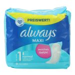 ALWAYS 9CT CLASSIC W/WINGS PADS-MAXI Packing / Size : 16/9CT