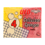 UFO/904 4/PK CELLULOSE SPONGE/IRR Packing / Size: 72/1