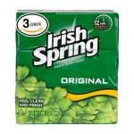3/PK IRISH SPRING BAR SOAP-ORIGINAL Packing / Size : 54/3.75oz