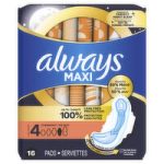 ALWAYS ULTRA MAXI LONG REGULAR-16CT Packing / Size : 12/16CT