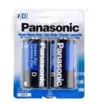 BATTERIES/D-2PACK #PANASONIC Packing / Size : 48/2CT