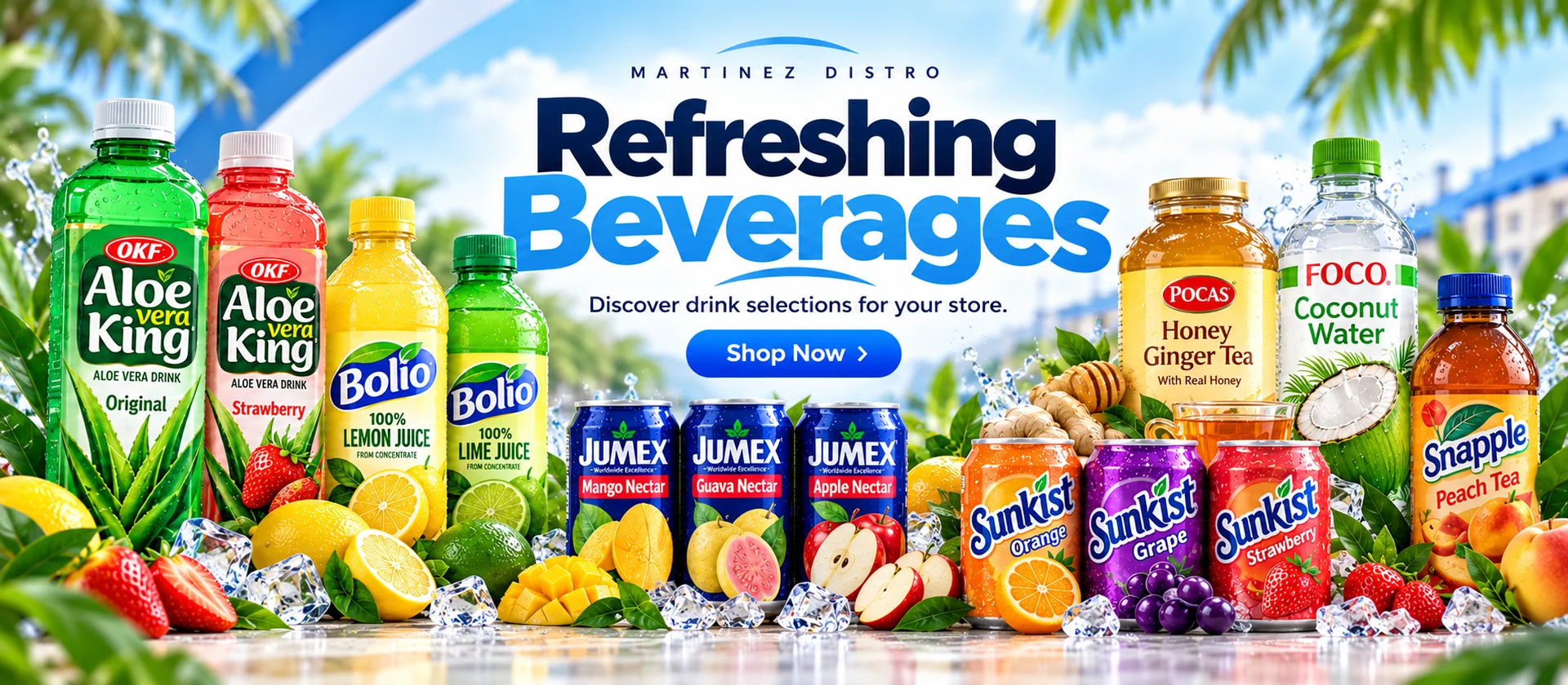 Martinez Distro — Refreshing Beverages