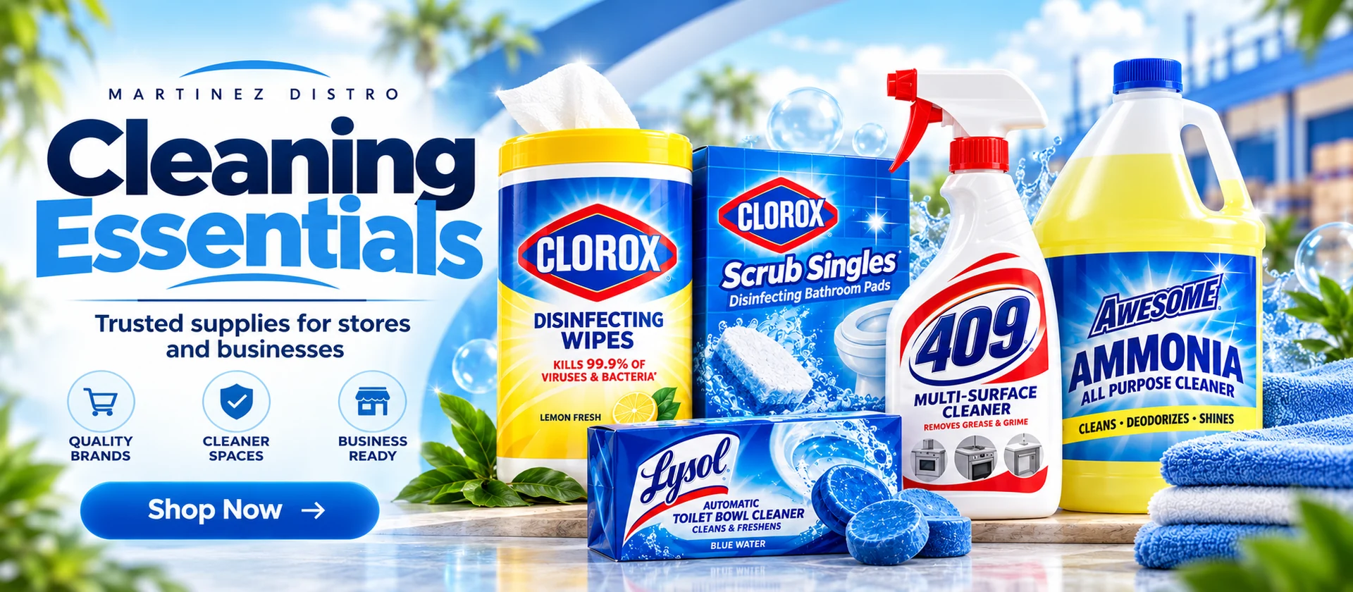 Martinez Distro — Cleaning Essentials